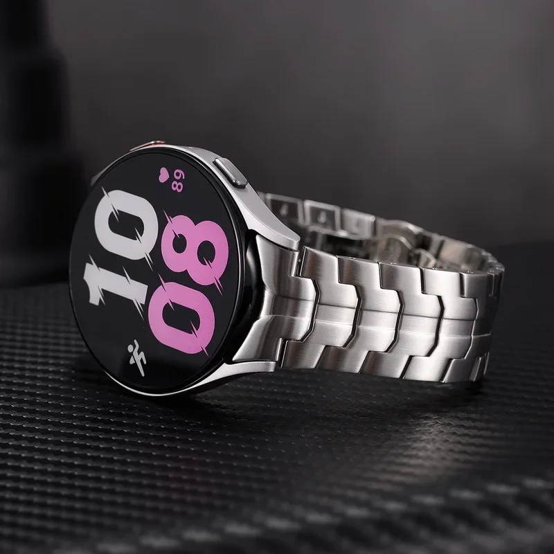 Metal Strap for Samsung Galaxy Watch 4/5/6 44mm 40mm 5 Pro Band Stainless Steel Bracelet Watch 4/6 Classic 46mm 47mm Belt Correa