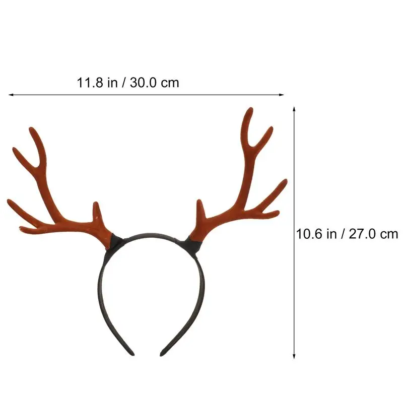 1PC Deer Antlers Costume Headband Reindeer Antlers Hair Hoops Xmas Headbands Lighted Christmas Headwear Xmas Costume Headdress hair accessories hair headband deer ears headgear