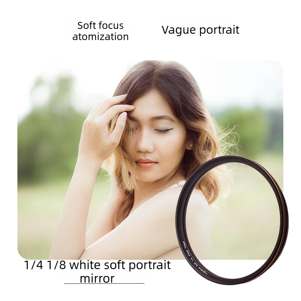 White Soft Lens Filter for Dreamy Cinematic Effects