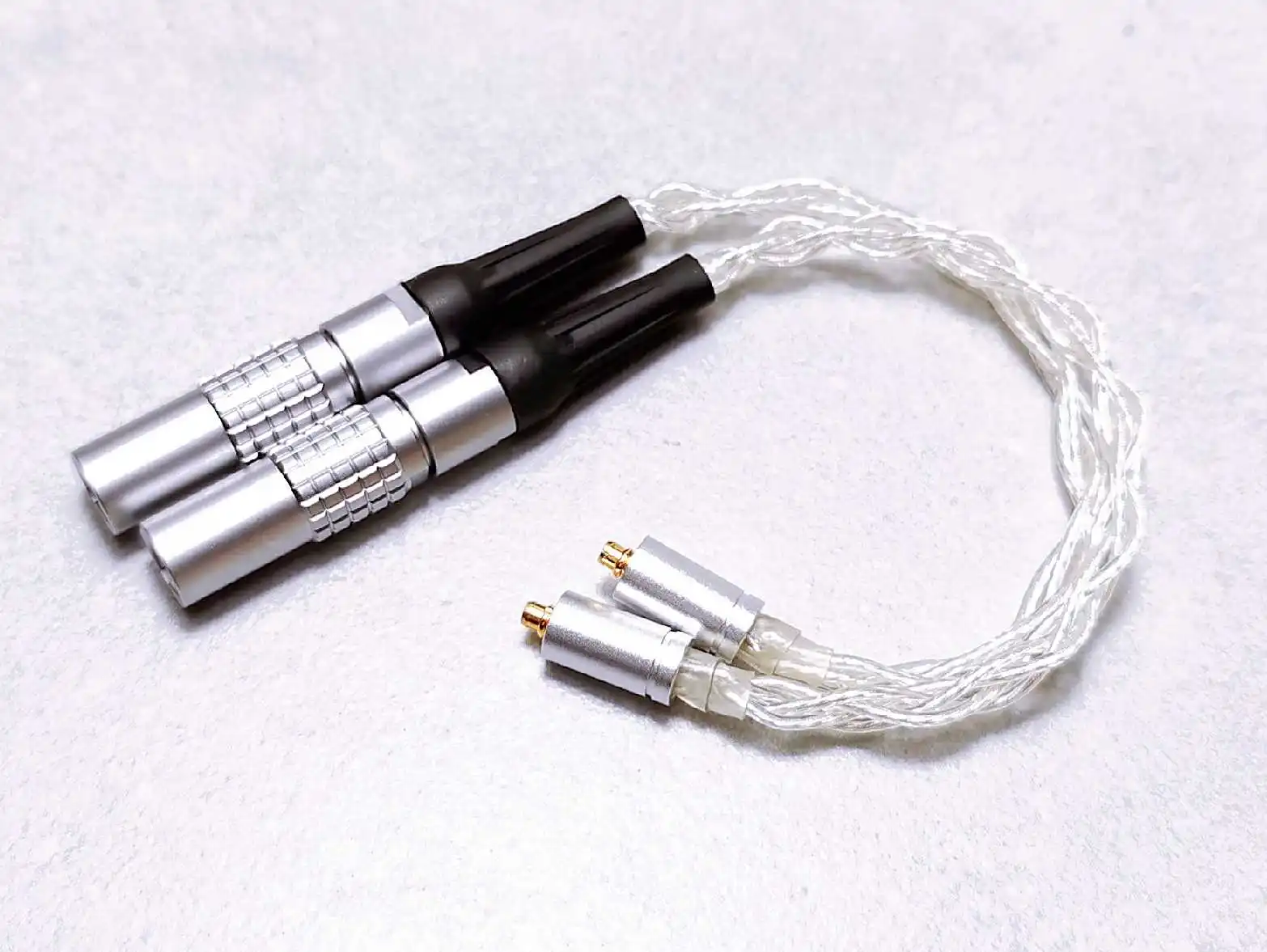 Hi-End Focal Utopia To Hs1655Cu 1695Ti 1697Ti 1650Cu 1670Ss 0.78Mm 0.78 Mmcx Headphone Adapter Sterling Silver Cable