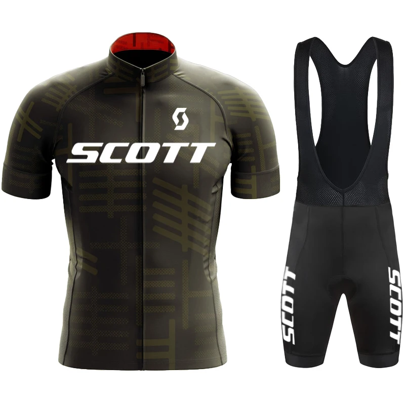 

Cycling Clothes Men's Mtb Clothing Uniform Man Shorts SCOTT Jacket Mens Sets Summer 2024 Costume Bike Sports Set Triatlon Road