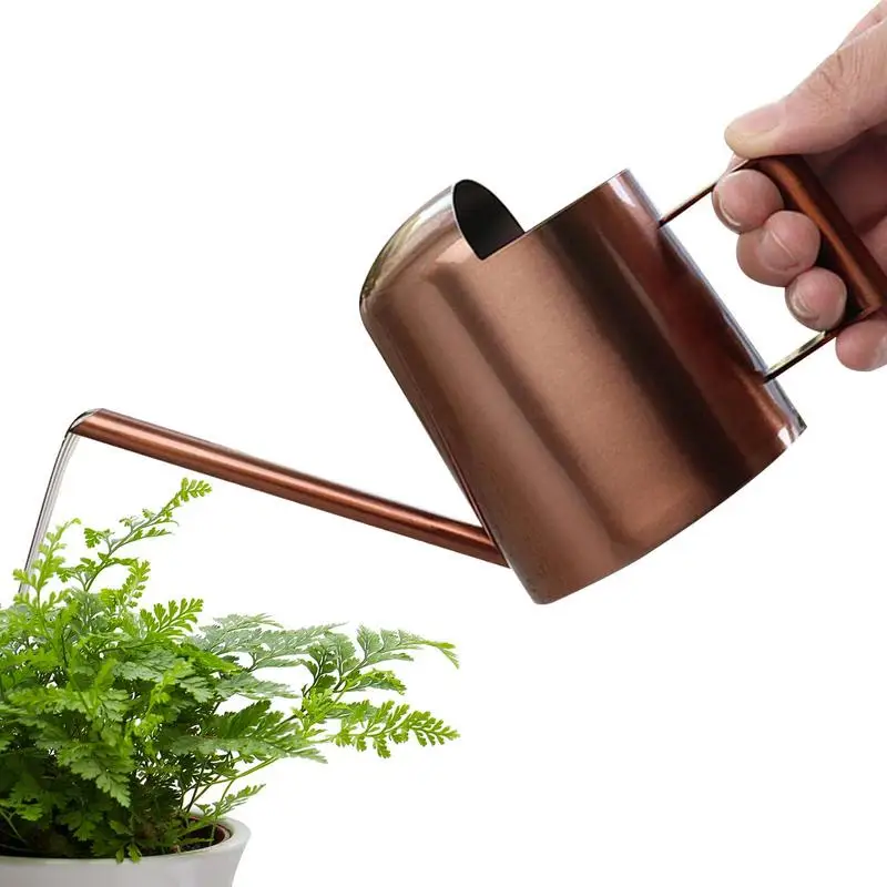 

Watering Can Long Spout Stainless Indoor Water Can 10oz Garden Watering Can Green Mini Gardener Tool For Small Potted Plants