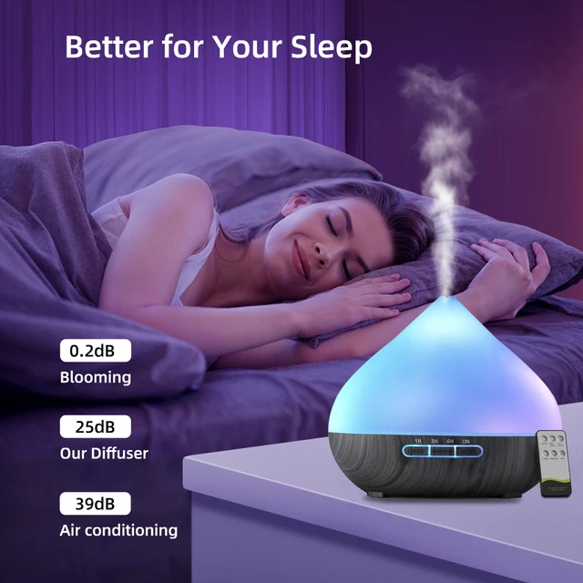 500ml Essential Oil Diffuser Set 5