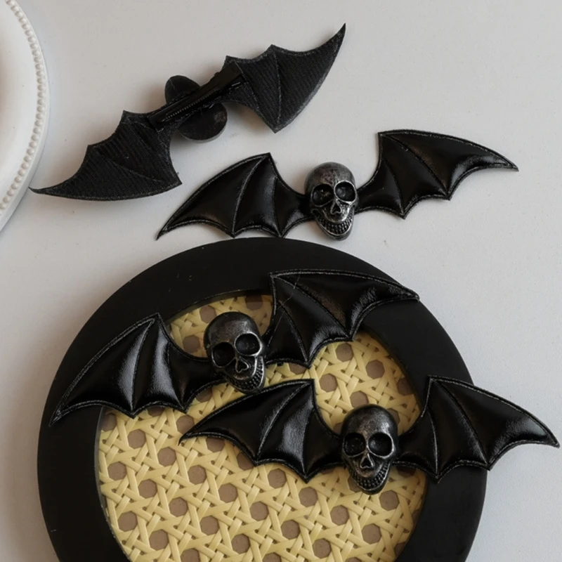 Large Bat Wing Hair Clip Cool Punk Hair Accessories Skull Barrettes hair accessory hair clip