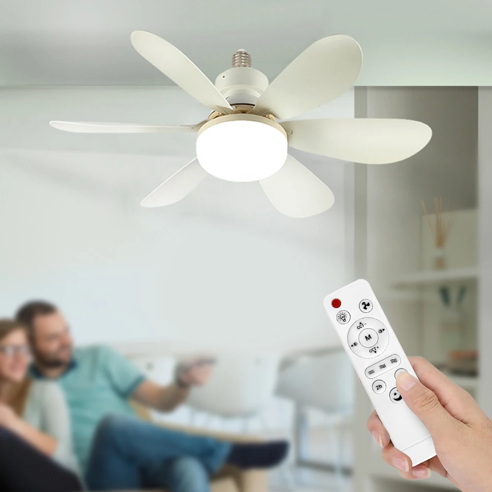 Gros plan sur les panneaux LED de la lumière du ventilateur