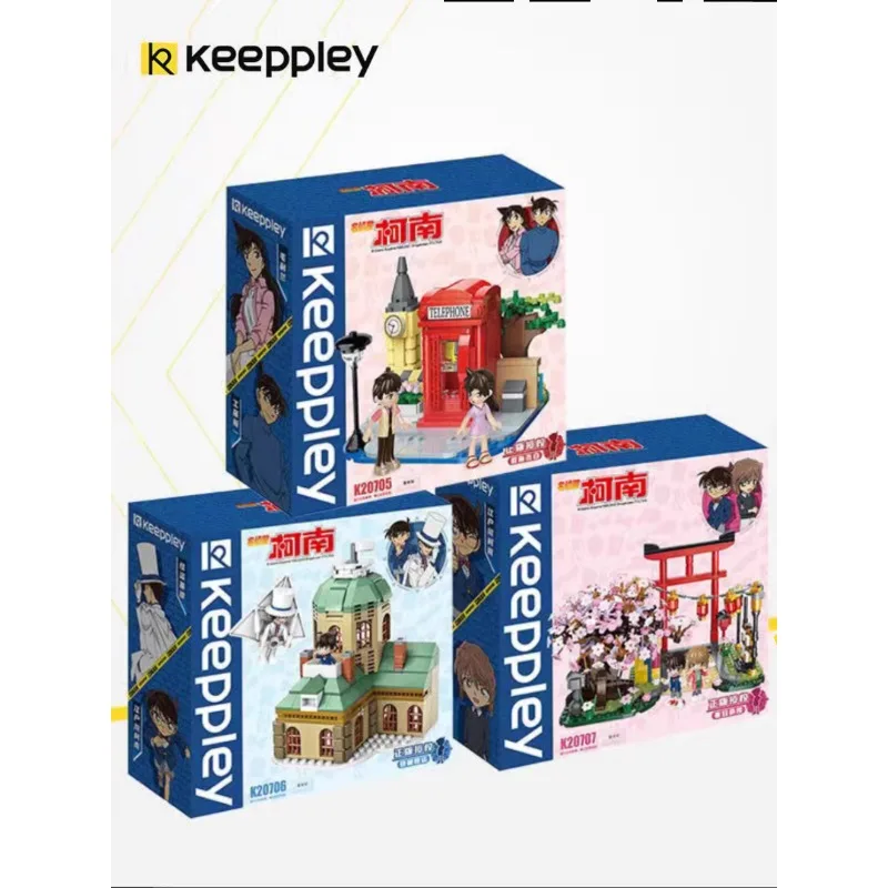 

Конструктор Keepley для повторного посещения famousdetective Conan, классические сцены, сценические основные сцены, Тяжелая история, сценические декорации