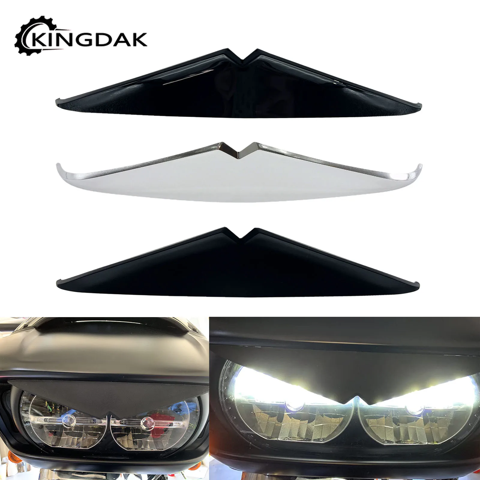 

Мотоциклетная фара, накладка для бровей, век, накладка для Harley Road Glide Limited, FLTRK FLTRXSE Ultra FLTRU FLTRX 2015-UP