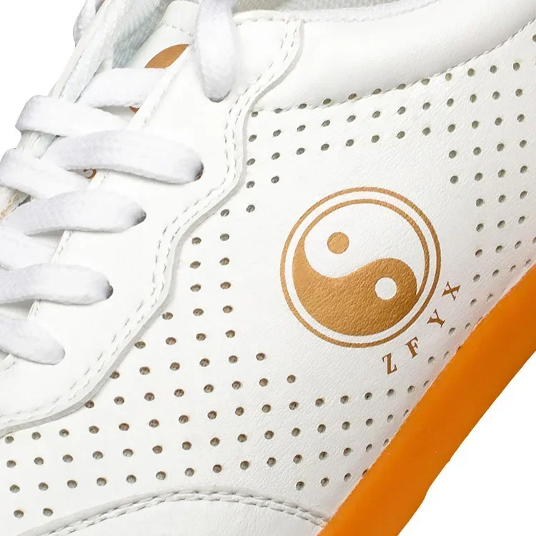 Summer Genuine Leather Kung Fu Tai Chi Shoes Martial Art Shoes Sneakers Cowhide Non Slip Wear Resistant Men Women