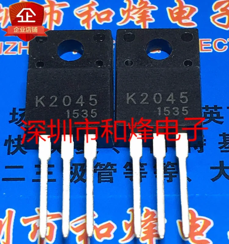 

(10PCS/LOT) K2045 2SK2045 TO-220F MOS600V 5.5A New Original Stock Power chip