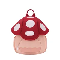 Children Cute Backpack Boys Girls Mushroom Style Schoolbag Kindergarten Preschool Baby Bag Kids Casual Soft Shoulders Pack 3