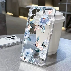 Pink Flower Silicone Phone Case - Stylish Protection Cover - S23 FE 5G (JW11)
