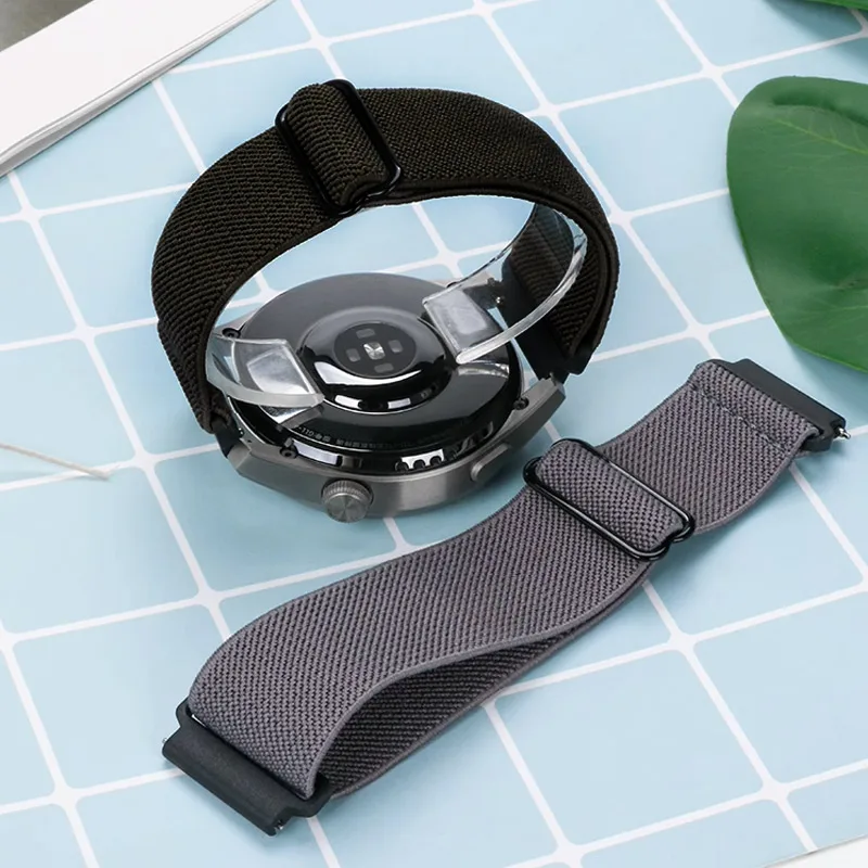 Elastic Nylon Loop Strap, 20mm/22mm,