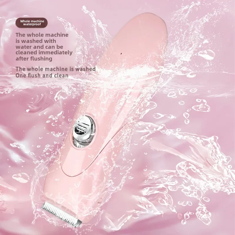 Waterproof Silent Baby Hair Trimmer Newborn Infant Electric Shaver Baby Hair Cutting Tool Tire Remover Machine