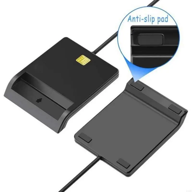 E28C USB Intelligent Card Reader Stable Operation for DNIE CAC IC Identification Card Cloner Connector Reader for Phones