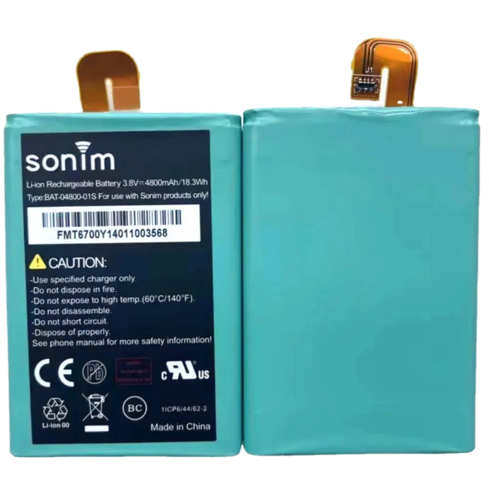 Nuova Batteria Originale Bat-04800-01S Per Smartphone Verizon Sonim Xp7 Xp7700