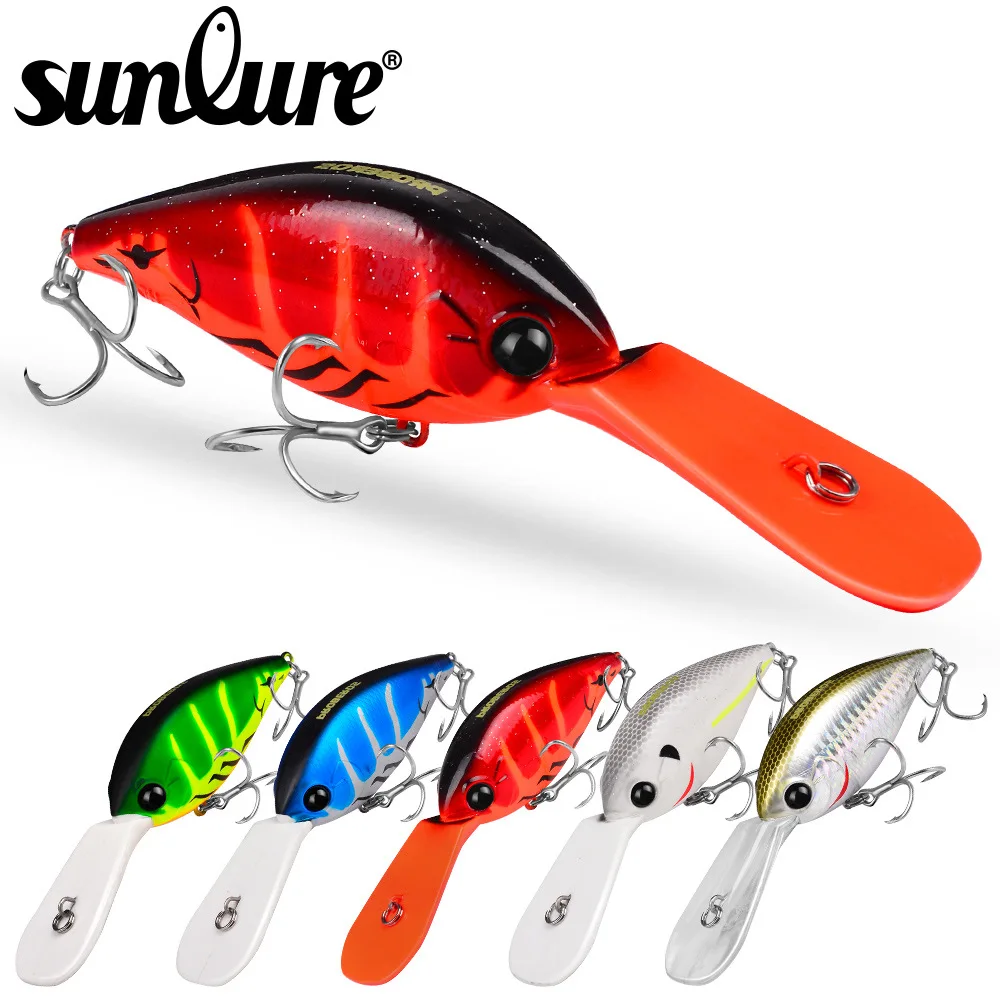 PROBEROS Rattling Crankbait 12.5cm 24.5g Floating Fishing Lure Noisy Hard Bait Artificial