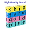 Wooden Spelling Words Game Interactive Educational Toys Letter Card Match Board Game Children Preschool Learning Language Toys 5