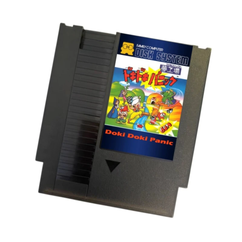 

Doki Doki Panic English (FDS Emulated) Game Cartridge for NES Console 72Pins Video Game Card