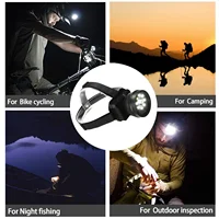 1080P Full HD Headlight DV Mini Action Camera Portable Headlamp Video Recorder Loop 2 LED Built-in 4000mA USB IPX4 Waterproof 2