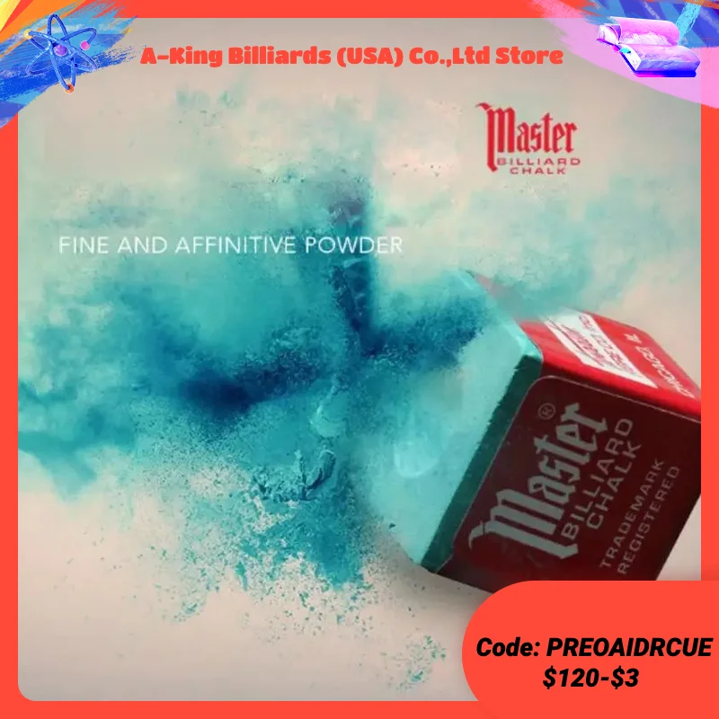 

Original ELK MASTER Chalk Oily/Dry/Middle Snooker Chalk Billiard Chalk Billiard Accessories for Professional Players Use