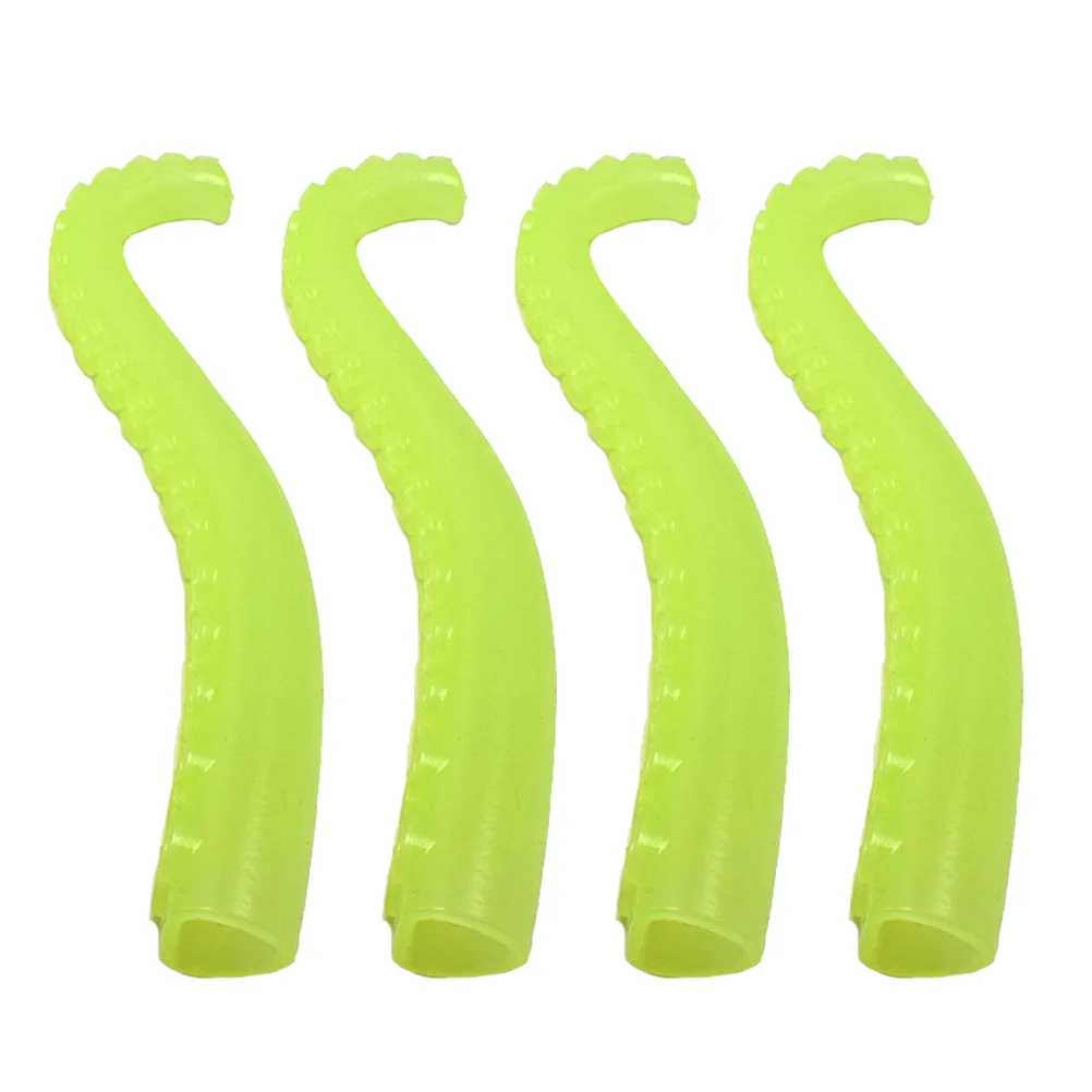 

4pcs Party Finger Puppet Lighted Octopus Hand Toy Goodie Bag Filler(Light Green)