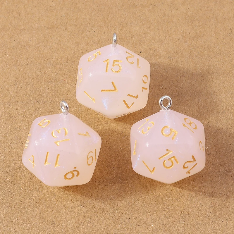 5 stücke Candy Farben Nette Geometrie Würfel Charms für Schmuck Machen Frauen Mode Ohrringe Anhänger Halsketten Handwerk Zubehör – Detail 24