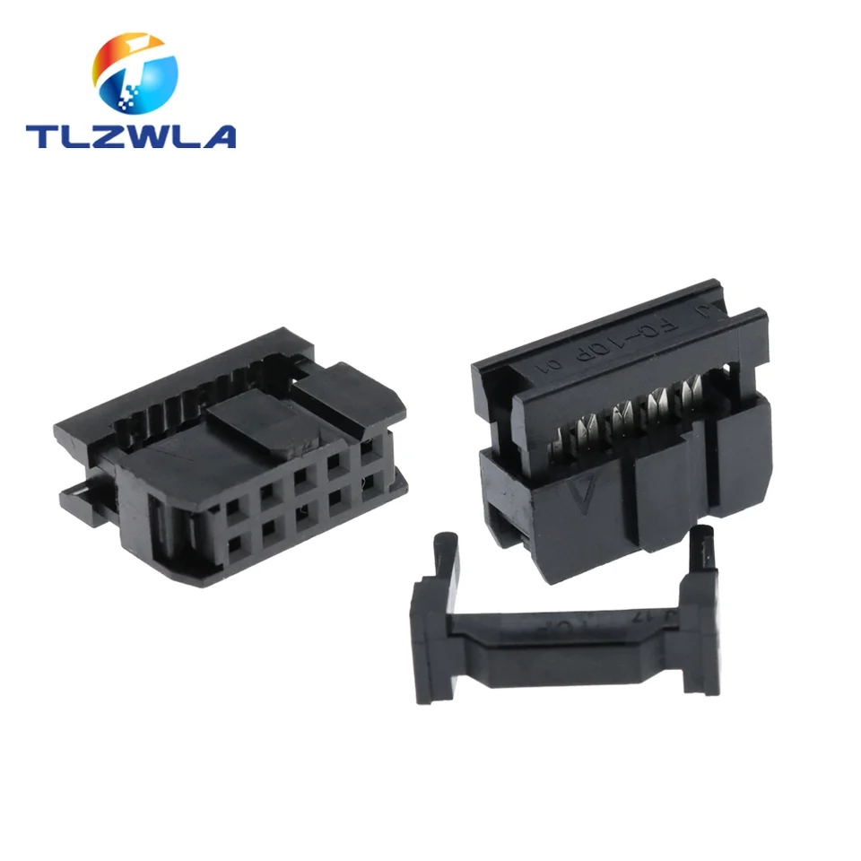 5 Connecteurs IDC Femelle 2x15 Pins - Pas 2.54mm, Pour Câblage électronique
