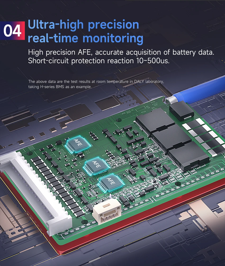 DALY BMS18650 NTC 10S 36V 13S 48V 20A 40A 60A Li-Ionen-Akku mit Ausgleichsfunktion und Schutz vor Niedrig- und Hochtemperatur DalyBMS – Detail 6