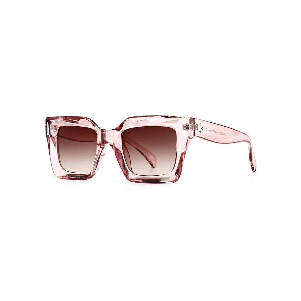 

Square Sunglasses Woman Modern Style Shades Model White/black gray