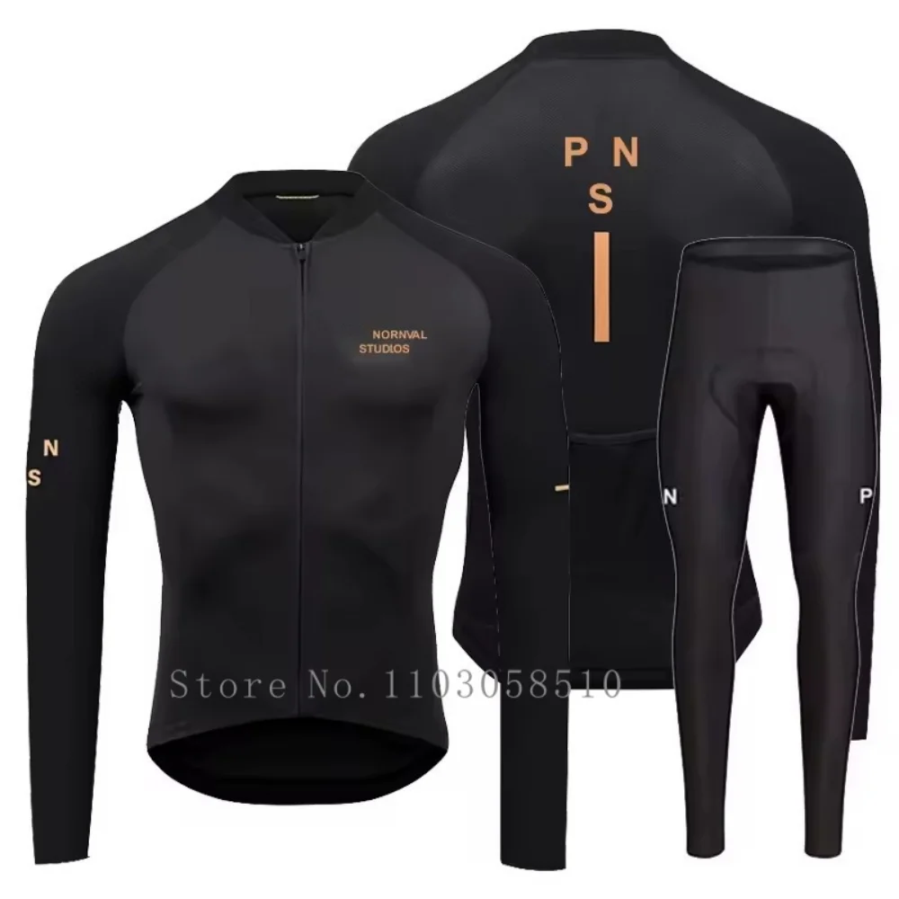 Men Autumn Cycling Jersey Set Spring Long Sleeve Clothing Ciclismo Bicycle Clothes Triathlon Profession Maillot Hombre