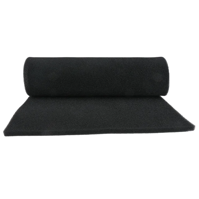 1 M สีดําเปิดใช้งานคาร์บอนโฟมฟองน้ํากรองอากาศ Impregnated แผ่นกรองระบบควบคุมอุณหภูมิบ้านอุปกรณ์เสริม 1