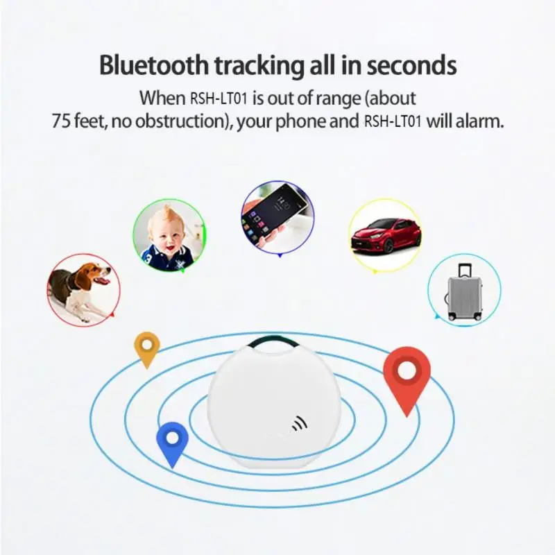 

Tuya Anti-Lost Device Portable Pet Child Tracker Key Finder Locator Mini Two-way Search Positioner Security Alarm For Smart Life