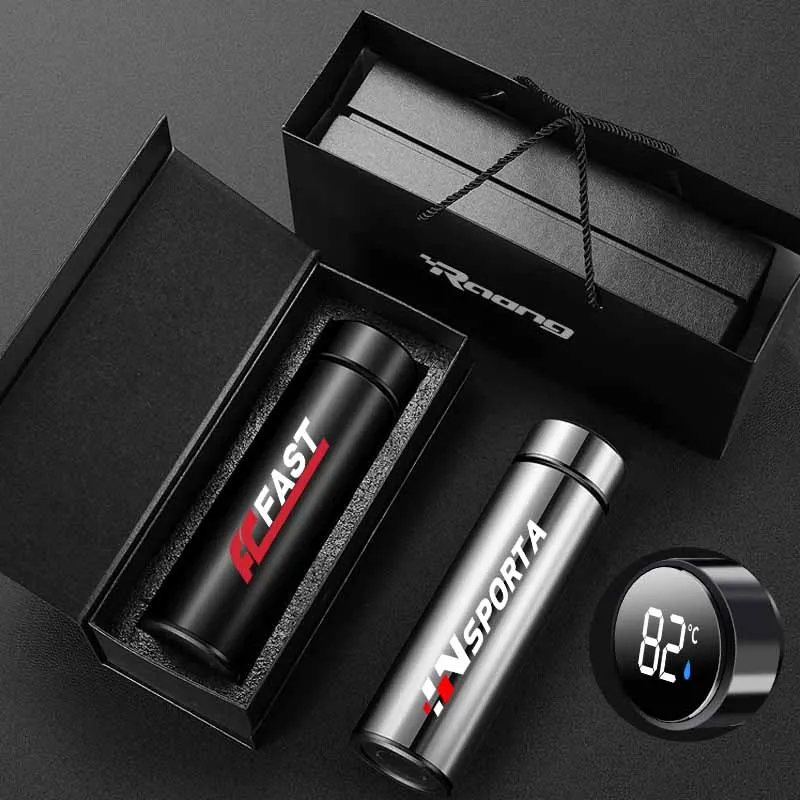 Car Intelligent Thermos Flask Travel Sport Cup Per Seat Ibiza 6L 6J Leon Mk3 5F Mk2 Cupra Ateca Fr Racing Formentor Accessori