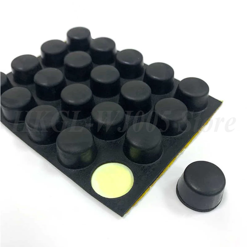 Self adhesive rubber feet furniture leg pads shock absorber pads for furniture equipment