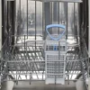 18-Inch Built-In Stainless Steel Dishwasher 3 Wash Options 6 Automatic Cycles Silent Operation Compact Design Mini Dishwasher 6