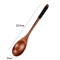 Elegant Wooden Spoon and Fork Set - Premium Kitchen Utensil and Dinnerware Collection (5)