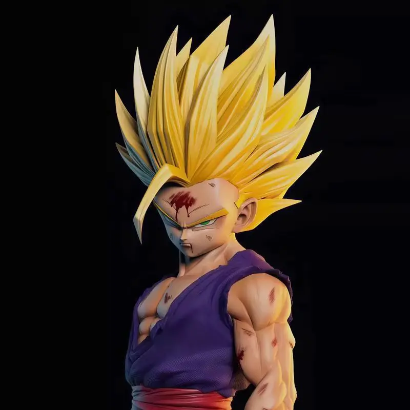 드래곤 볼 애니메이션 피규어 2% Son Gohan 피규어 슈퍼 사이얀 Gohan 입상 컬렉션 동상 모델 장식품 룸 데스크 장난감 선물