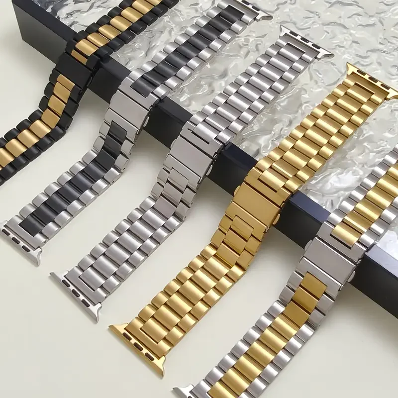 Sleek Stainless Steel Watch Strap - Premium Metal Band