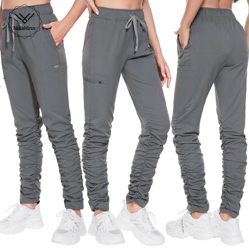 

High Quality Surgical Pants with Multi Function Pockets Beauty Salon Nursing Trousers Unisex Surgical Pants Medical Accessories