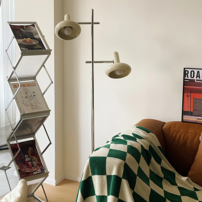 

Mid-Ancient Bauhaus Floor Lamp Living Room Sofa Lamp Nordic Retro Ins Cream Style Bedroom Bedside Reading Lamp