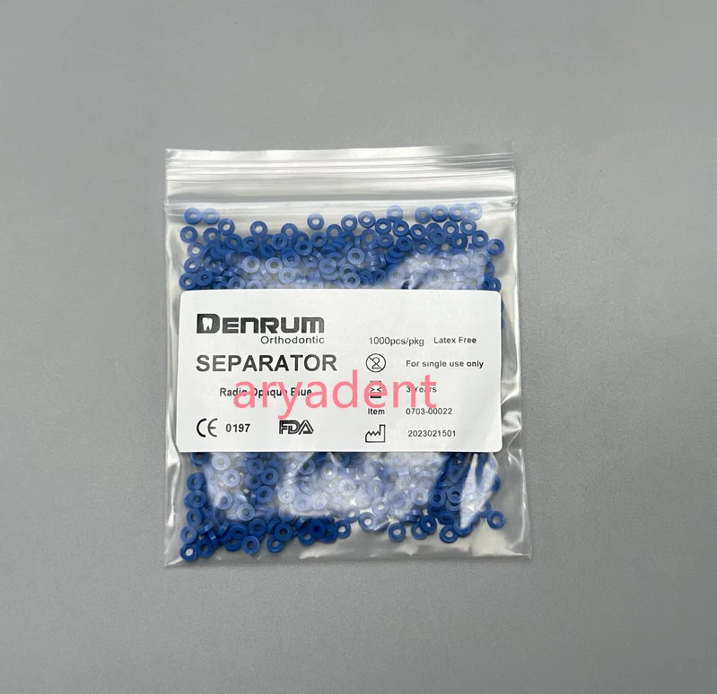 5000pcs Orthodontic Separators Spacers Dental Elastic Teeth Gap Bands