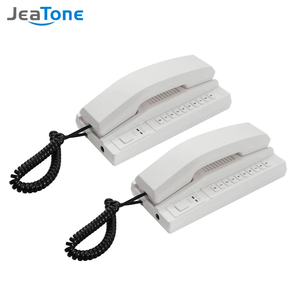 Jeatone  Wireless Intercom System Secure Interphone Handsets Expandable for Warehouse Office interphone maison home phone voip intercom touch screen