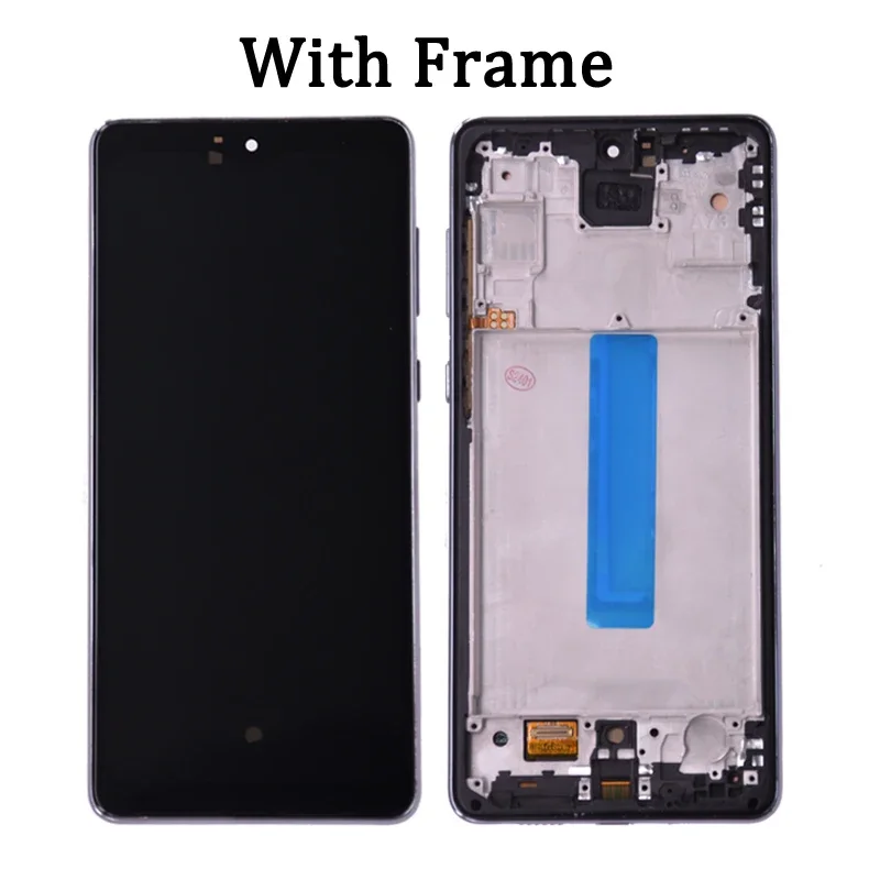 슈퍼 AMOLED LCD 디스플레이 터치 스크린 디지타이저 어셈블리, 삼성 A73 5G A736, SM-A736B SM-A736B DS LCD 스크린용, 6.7 인치