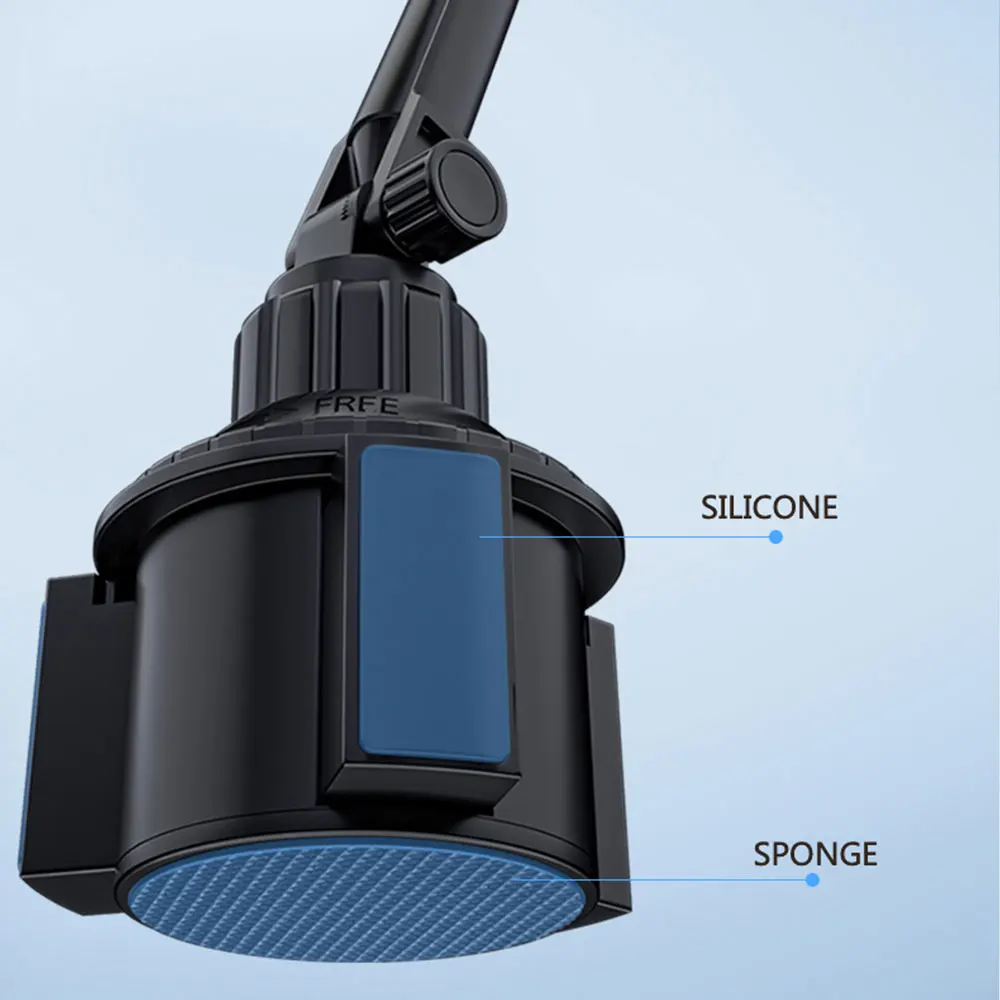 حامل الكأس المغناطيسي للهاتف جبل مرن معقوفة الذراع...