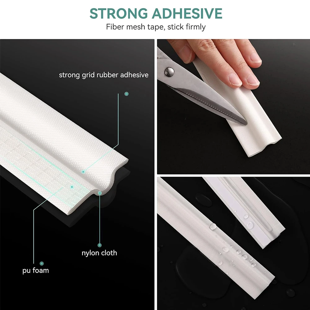 Premium Self-Adhesive Weather Stripping for Doors and Windows - Insulation, Soundproofing, and Dustproofing Seal Strip, 10M