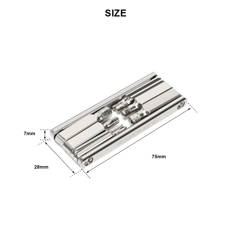 8 in 1 자전거 수리 도구 키트 산악 자전거 도구 세트 오토바이 MTB 도로 사이클 스크루 드라이버 도구에 대한 휴대용 육각 스포크 렌치