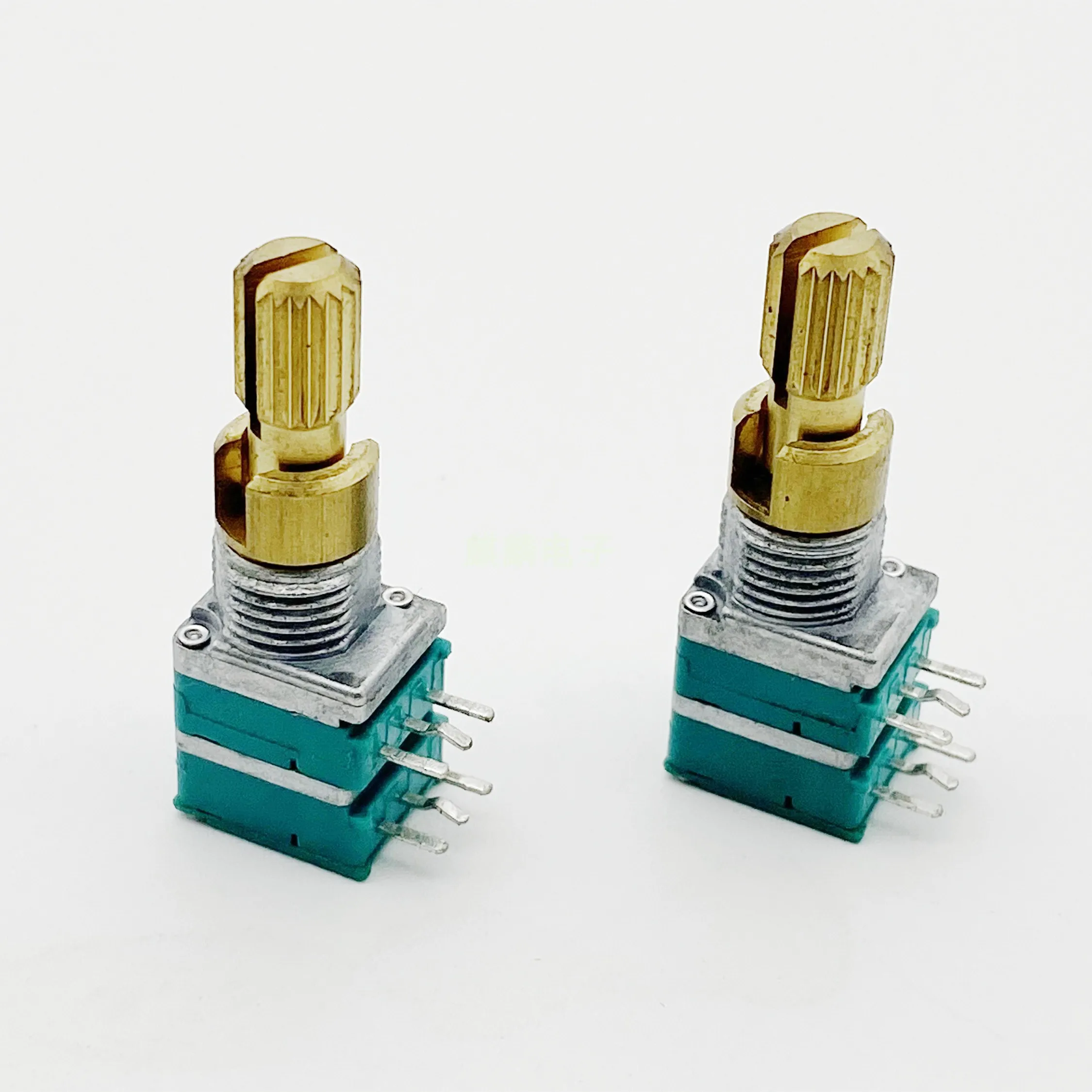 2 Piece Rk097 Type A10k+b10k Stereo Channel Volume Potentiometer Dual