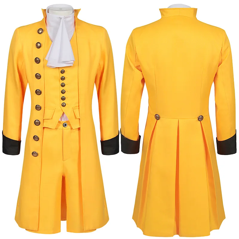 

Men Steampunk Trench Coat / Shirt Vintage Prince Overcoat Medieval Renaissance Jacket Victorian Edwardian Cosplay Costume