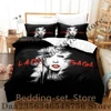 Cool lady gaga Mayhem Bedding Set Single Twin Full Queen King Size Bed Set Adult Kid Bedroom Duvetcover Sets Hip Hop Bed 135*200 4