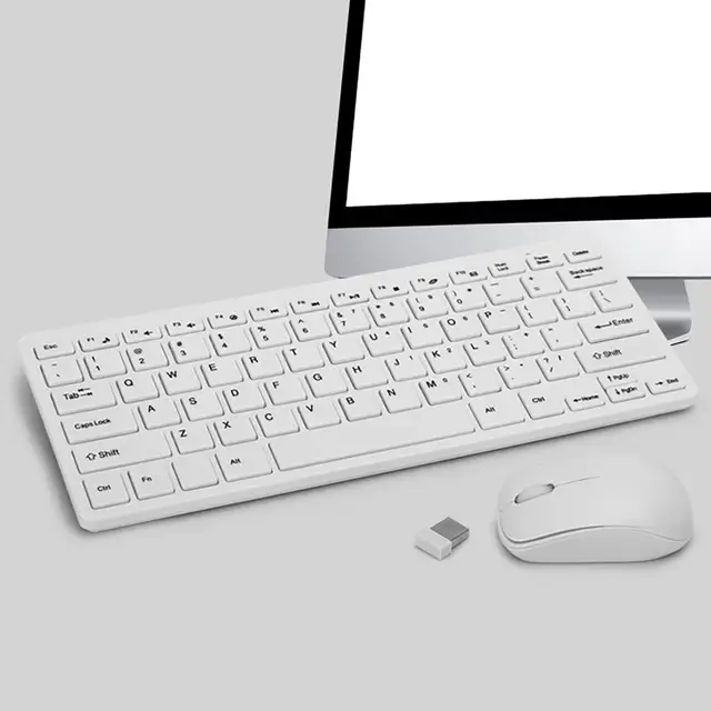 K03 Wireless Keyboard and Mouse Set Portable Plug Play Mechanical Keyboard Mouse for Computer